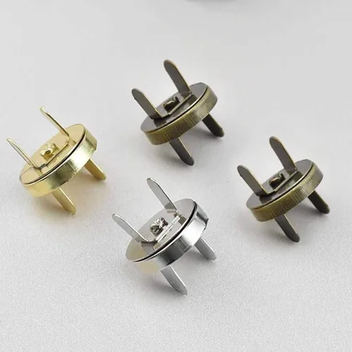 Miniatura 8 de MYUBWTF Juego de 20 broches magnéticos con cierre de botón, cierre magnético de 3/4 pulgadas, kit de reemplazo de botón magnético para costura, Plata