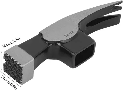 Miniatura 2 de Cabeza de ángulo recto 10oz martillo de acero de alto carbono reemplazo herramienta de carpintería resistente para carpintero