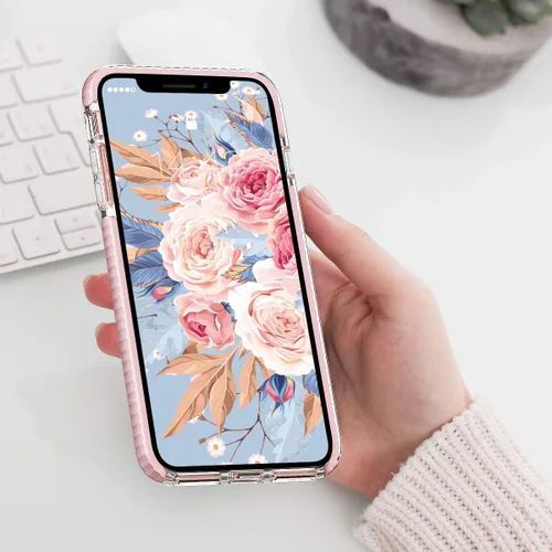 Miniatura 7 de MATEPROX Compatible con iPhone 11 Funda transparente, delgada, transparente, a prueba de golpes, para iPhone 11 6.1 (rosa)