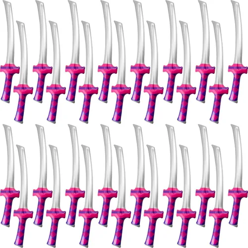 Miniatura 8 de Paquete de 30 armas inflables de 30 pulgadas de ninja katana de samurái, armas inflables para niños, Halloween, piscina, suministros de fiesta