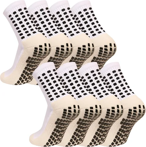 Miniatura 15 de Calcetines de fútbol con agarre para hombre, calcetines atléticos antideslizantes, calcetines de fútbol americano y baloncesto antideslizantes