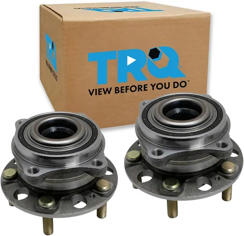 Miniatura 13 de TRQ Juego de conjunto de rodamiento de rueda delantera y buje de 2 piezas Compatible con Chevrolet Cobalt 2005-2010 HHR 2006-2011 Pontiac G5