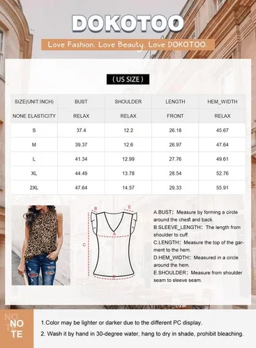Miniatura 5 de Dokotoo Blusa informal para mujer, sin mangas, con cuello halter y estampado de leopardo