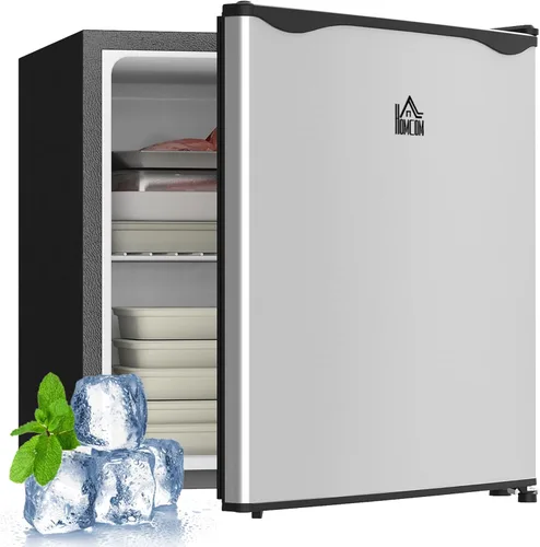 Miniatura 10 de HOMCOM - Congelador mini de mostrador de 3 pies cúbicos, congelador compacto vertical con estantes removibles, puerta reversible para el hogar