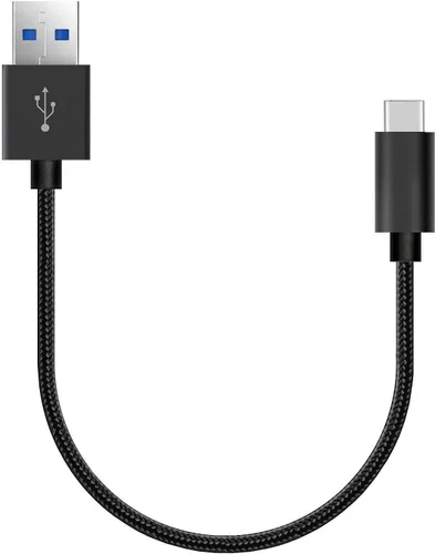 Kimzee - Cable USB C de 11 pulgadas de carga corta USB C de 11 pulgadas, cable de carga rápida portátil para Samsung Galaxy S10 S10E S9 S8 S20 Plus,