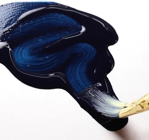 Miniatura 4 de GOLDEN Acrílicos de alto flujo, tono azul prusiano, botella de 1 fl. oz, pintura acrílica profesional, transparente