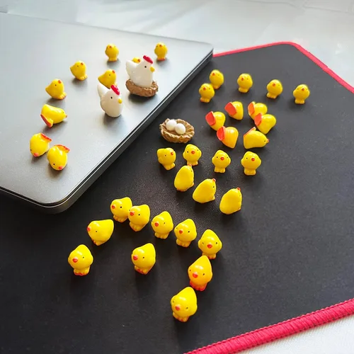 Miniatura 5 de Colgantes de zapatos de pollo para decoración de niñas lindos accesorios de zapatos de pollito para zueco divertidos zapatos de animales a juego