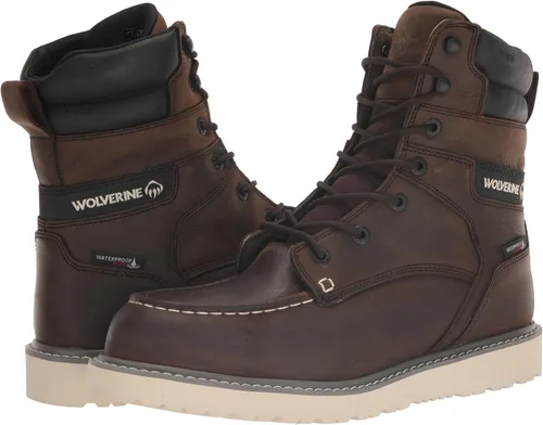 Miniatura 7 de WOLVERINE Botas de construcción de cuña impermeable con punta de acero de 8 pulgadas para hombre
