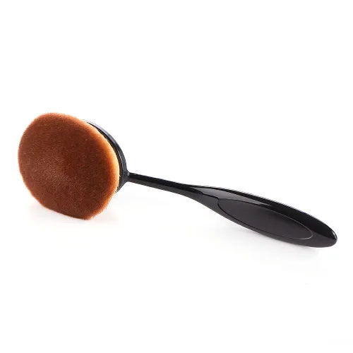 Miniatura 5 de Yoseng Brocha ovalada para base de dientes, cepillo de dientes grande, aplicación rápida e impecable, crema líquida en polvo, base de protector
