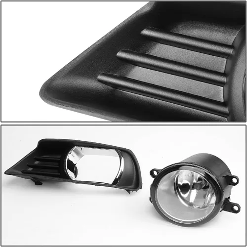 Miniatura 3 de DNA MOTORING FL-ZTL-138-CH - Luz antiniebla con interruptor para el lado del conductor y del pasajero, mejora la visibilidad