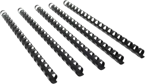 Miniatura 6 de Rayson CR1910M-100 Peines de encuadernación de plástico de 3/8 pulgadas. 19 anillos, capacidad de 55 hojas, espinas de encuadernación de peine