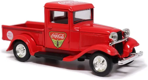 Miniatura 8 de Motor city classics Coca-Cola Diecast coleccionable 1934 Ford Pick-Up 'Refresh Your Guests' 1:43 Modelo a escala fundida a presión 443031