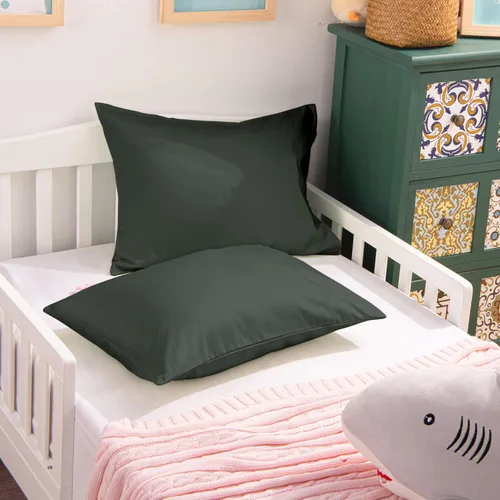 Miniatura 5 de NTBAY Fundas de Almohada de Algodón Egipcio para Niños Pequeños - Juego de 2 - Fundas de Almohada de Viaje - Cubiertas de Almohada de Algodón de 500