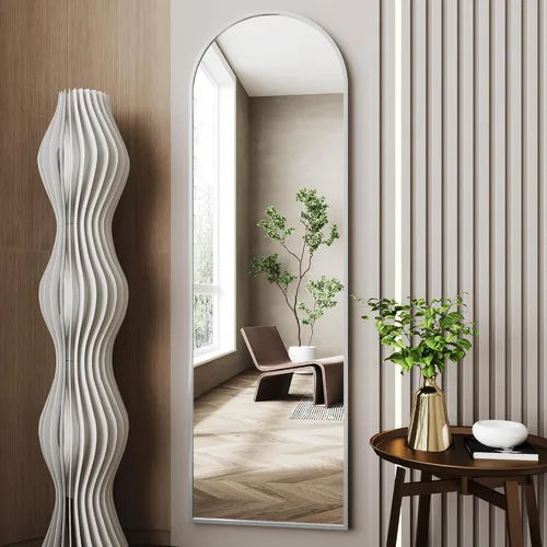 Miniatura 6 de AUYHM Espejo de Pared de Cuerpo Completo 18"x58", Espejo de Suelo Arqueado, Espejos de Pared de Cuerpo Completo, Espejos de Pared Arqueados, Espejo