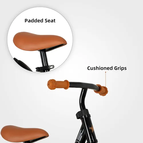 Miniatura 3 de Joystar Bicicleta de equilibrio de 10 y 12 pulgadas para niñas y niños, de 18 meses a 5 años, bicicleta para niños con reposapiés y altura