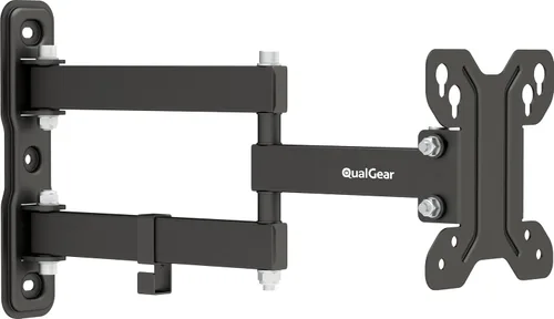 Miniatura 12 de QualGear QG-TM-002-BLK - Soporte de pared fijo y ultra delgado de 37 a 70 pulgadas, perfil bajo, universal para televisores LED, color negro