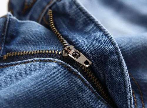 Miniatura 3 de Fredd Marshall - Pantalones de mezclilla ajustados para hombres, son elásticos y de diseño rasgado