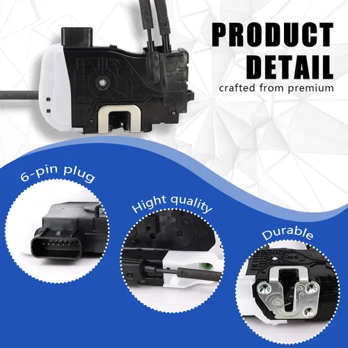 Miniatura 6 de Actuador de cerradura de puerta delantero izquierdo lado del conductor compatible con Hyundai Tucson 2010-2017 reemplazo de pestillo de puerta