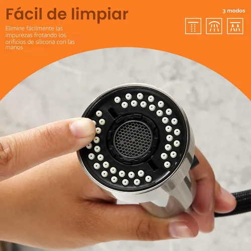 Miniatura 8 de TIORIY Cabezal Rociador Extraíble de Reemplazo - para Cabezal Rociador de Grifo de Cocina con 15 Adaptadores, Boquilla de Pulverización de Grifo