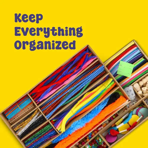 Miniatura 5 de Kit de Arte y Manualidades de Kid Made Modern – Un DIY de 1.7 kg de Suministros y Materiales de Manualidades para Proyectos Artísticos Creativos Kit