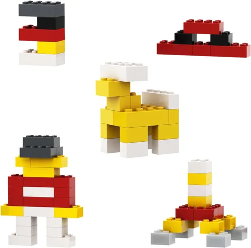 Miniatura 3 de 300 piezas de bloques de construcción clásicos, bloques rojos a granel, compatibles con Lego y piezas de las principales marcas, juguetes creativos