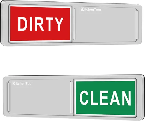 Miniatura 8 de Imán magnético para lavavajillas Clean Dirty de KitchenTour, imán de acero inoxidable premium Clean Dirty para lavavajillas, divertido, imán fuerte