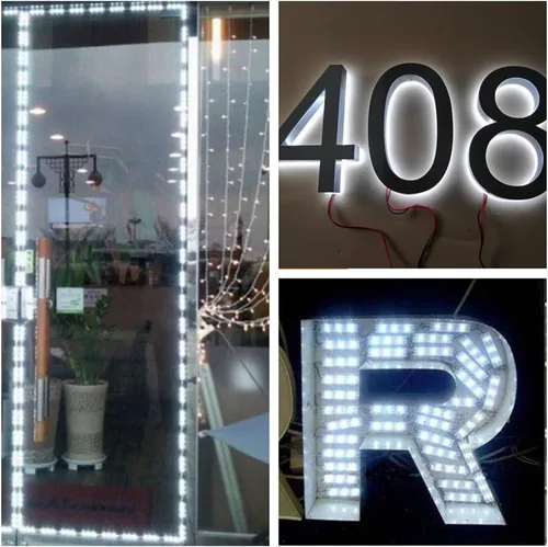 Miniatura 6 de Kit de luces LED para ventana de tienda de 10 pies, módulo de luz LED inyectado RGB 5050 con clavijas de alimentación y control remoto de 24 teclas