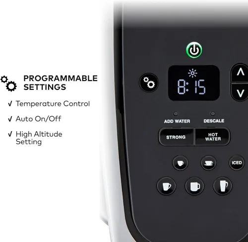 Miniatura 5 de Keurig K-Elite - Cafetera de cápsulas K-Cup de una sola porción, con control de fuerza y temperatura, capacidad de café helado, tamaño de Brushed