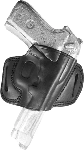 Miniatura 16 de YT HOBBY Funda para pistola de cuero hecha a mano con deslizamiento rápido en la cintura OWB Marrón - mano derecha
