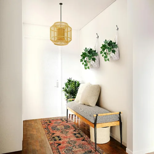 Miniatura 8 de Paquete de 2 Maceteros de Pared para Plantas de Interior, Colgador de Plantas de Macramé Macetero de Pared, Colgador de Plantas, Macetero Colgante