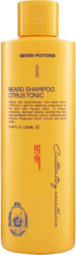Miniatura 9 de SEVEN POTIONS Champú para barba para hombres, lavado de limpieza suave para una barba fresca y sin picazón, fórmula natural y vegana