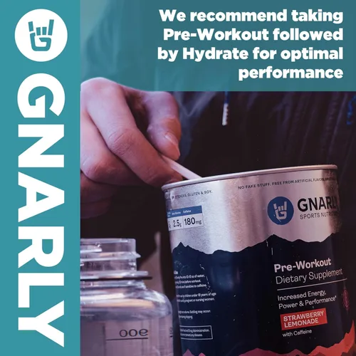 Miniatura 7 de Gnarly Nutrition Hydrate Electrolyte Powder - Mezcla de bebida hidratante para ejercicio de piña colada - Contenido NSF certificado - Solución