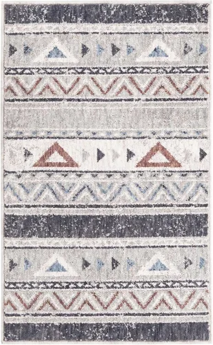 Miniatura 3 de Unique Loom Eco Southwestern Collection - Alfombra de área - Holbrook (rectangular 2' 0" x 3' 0", gris/negro)