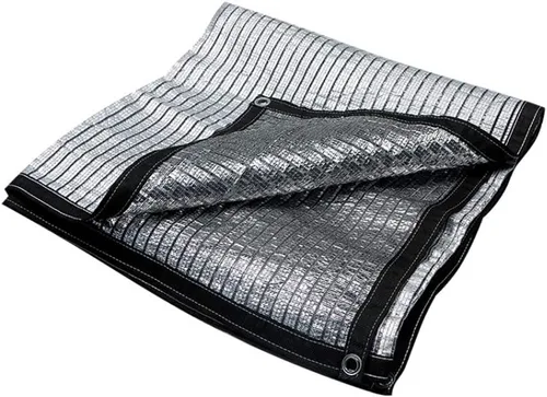 Miniatura 10 de Tela de sombra reflectante de papel de aluminio, protección solar, aislamiento térmico de ventilación resistente a los rayos UV, tasa de sombra