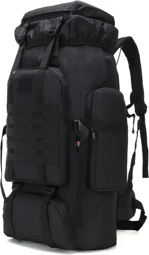 Miniatura 40 de Mochila de senderismo W WINTMING para hombres 70L/100L, mochila de campamento, mochila militar Molle, paquete de asalto de 3 días para escalada
