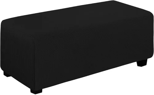 Miniatura 95 de Easy-Going Funda Elástica para Otomana Taburete de Almacenamiento Plegable Protector de Muebles Funda Rectangular Suave con Parte Inferior Elástica