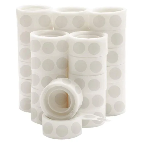 UPINS 3000 Piezas Puntos de Pegamento para Globos Cinta Adhesiva de Puntos Removible, 30 Rollos Calcomanías de Puntos de Doble Cara para Decoración