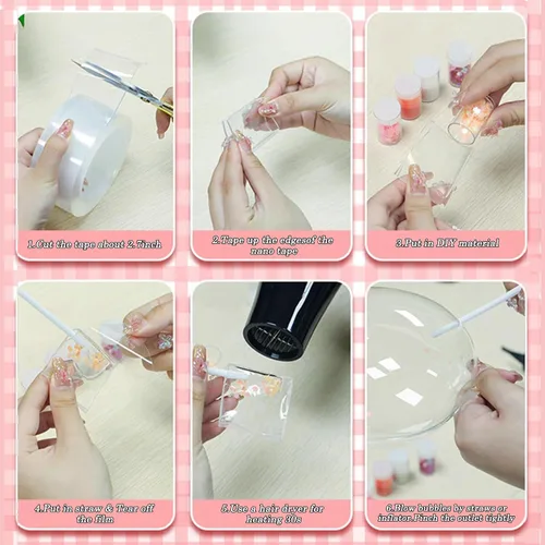 Miniatura 7 de Kit de burbujas de cinta nano