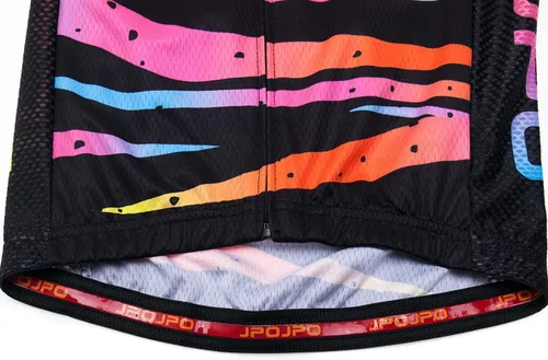Miniatura 60 de Camiseta de ciclismo para mujer, manga corta y pantalones cortos de ciclismo acolchados para verano