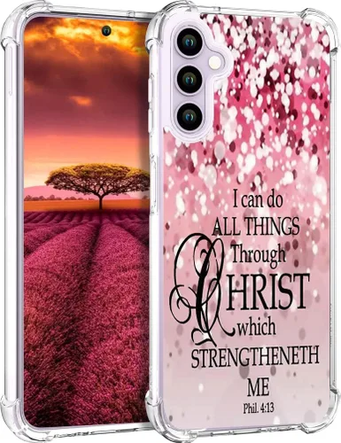 Miniatura 38 de Compatible con Samsung Galaxy S23 - Funda transparente para mujeres y niñas, diseño transparente (formas geométricas de arte abstracto)