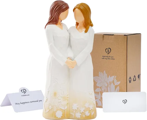 Regalo para hermana para mujer, regalo de figuras para hermana, regalo de amistad, Navidad, Acción de Gracias, para hermanas, mejores amigas, mujeres