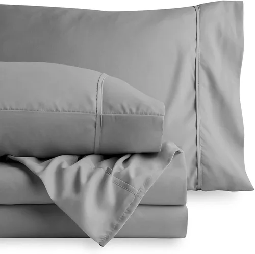 Miniatura 11 de Sábanas de algodón de parcal de 600 hilos para cama de tamaño doble, sábanas de algodón de percal, tamaño doble, doble bolsillo, sábanas de algodón