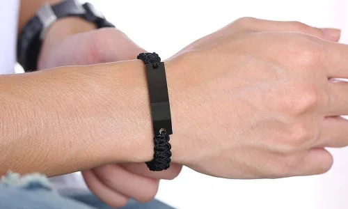 Miniatura 6 de MPRAINBOW Pulsera personalizada con código morse Pulsera trenzada ajustable hecha a mano con mensaje secreto para hombres, mujeres, mamá, papá