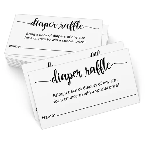 Miniatura 6 de 321Done Libros para tarjetas de bebé, fabricadas en Estados Unidos, 3.5 x 2, blanco, inserto de baby shower para invitaciones, tamaño de tarjeta