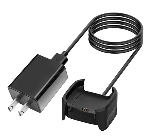 Miniatura 7 de YCWZZH Cargador rápido de pared para Fitbit Versa 2, cable de carga USB, no para Versa 2 Lite, negro, 5V, 100-240V, 50-60Hz, viajes, carga rápida