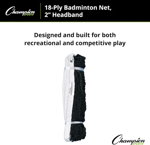Miniatura 3 de Champion Sports Red de bádminton de 12 capas Multi