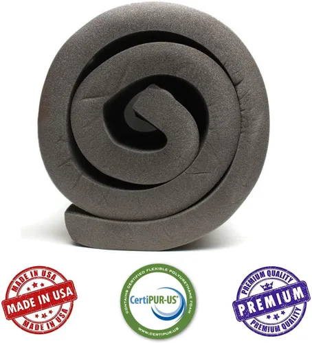 Miniatura 3 de AKTRADING CO. Cojín de espuma de goma certificado CertiPUR-US de 5 pulgadas de alto x 24 pulgadas de ancho x 72 pulgadas de largo