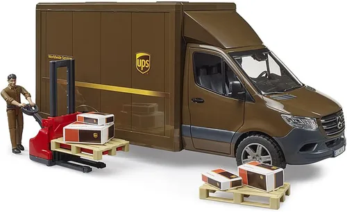 Miniatura 2 de Bruder 02678 MB Sprinter UPS con conductor y accesorios
