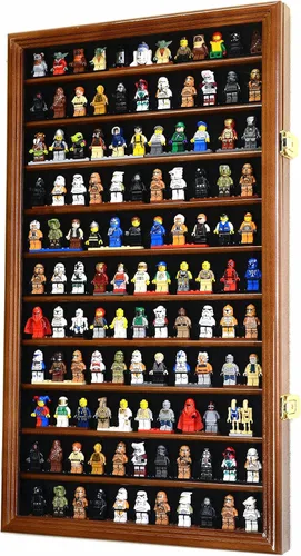 Miniatura 3 de 120 Minifiguras Vitrina Gabinete para Miniaturas/Figuritas/Mini Figuras (negro)