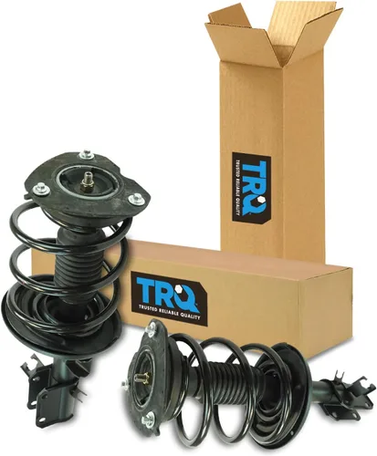 Miniatura 44 de TRQ Conjunto de Amortiguador y Resorte Delantero Cargado con Resorte Helicoidal Pre-ensamblado Compatible con Jeep Cherokee Limited AWD 14-22 Sin